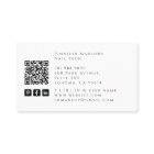 Bold Nail Tech Tarot Card Business Card