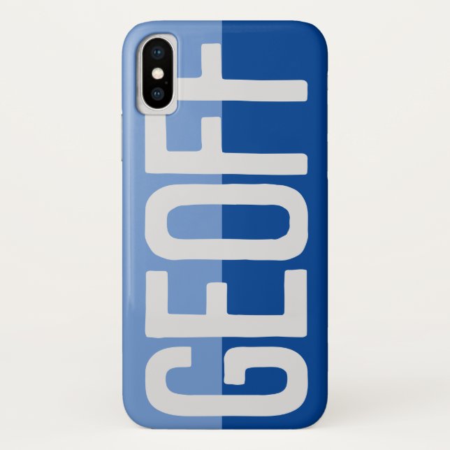 Bold Name Design. Case-Mate iPhone Case (Back)