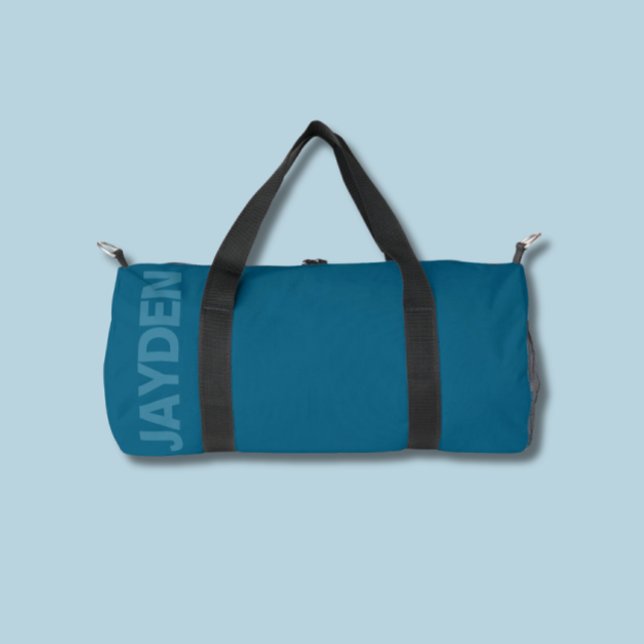 Bold Name Gym | Monogram Men & Women Duffle Bag (Monochrome Colorful Gym Workout Bags)