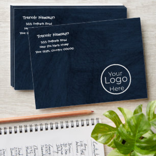 Bold Navy Blue Professional Handyman Services Envelope