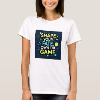 Bold Neon Motivational Quote Graphic on Dark Blue