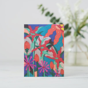 Bold Night Garden  Postcard