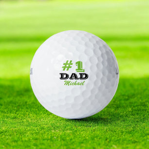 Bold Number 1 Dad Golf Balls