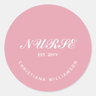 Bold Nurse Sticker nurse life