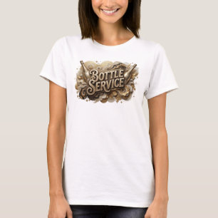 Bold Orange BOTTLE SERVICE Graphic Tee