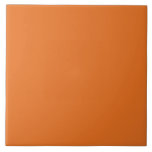 Bold Orange Ceramic Tile. Tile<br><div class="desc">Yet another shade of orange that I have called Bold Orange. As a ceramic tile, this color would make a good color for a kitchen wall, although I could see it with another contrasting color. There are many used for ceramic tiles. Wall decor, upcycling, home items, as a coaster, trivet,...</div>