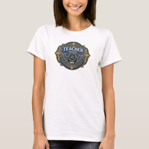 Bold Orange TEACH MODE OFF Custom Creation T-Shirt