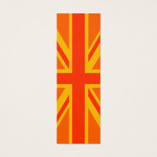 Bold Orange Union Jack British Flag Swag