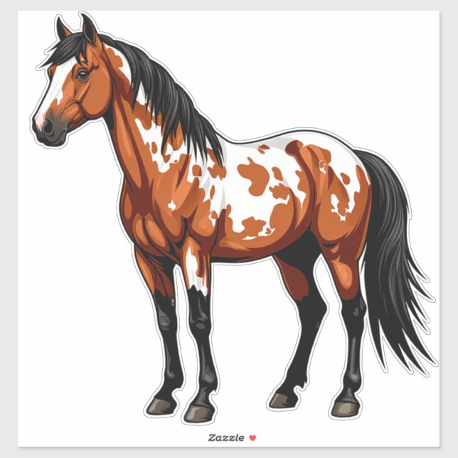 Bold Paint Horse (Sheet)