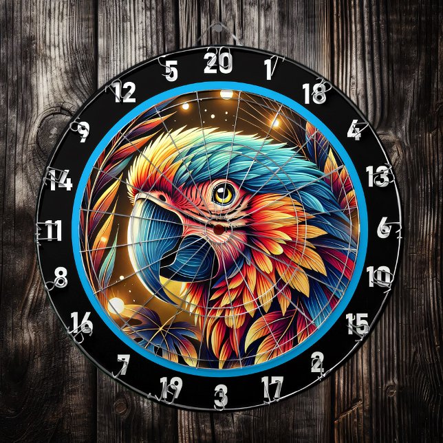 Bold Parrot Dartboard for Game Rooms (Creator Uploaded)