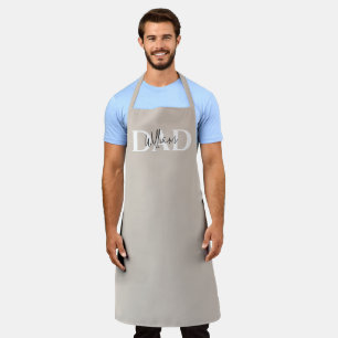 Bold Pastel DAD    Modern Father’s Day Gift Apron