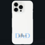 Bold Pastel DAD  | Modern Father’s Day Gift iPhone 16 Pro Max Case<br><div class="desc">Surprise Dad with a stylish and practical gift — this custom iPhone/iPad case featuring a bold “DAD” design and his name in a clean, modern font. Available in calming pastel or beige tones, this sleek design is perfect for daily use while showing off your appreciation. Whether he’s working, travelling, or...</div>