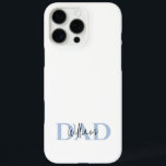 Bold Pastel DAD  | Modern Father’s Day Gift iPhone 16 Pro Max Case<br><div class="desc">Surprise Dad with a stylish and practical gift — this custom iPhone/iPad case featuring a bold “DAD” design and his name in a clean, modern font. Available in calming pastel or beige tones, this sleek design is perfect for daily use while showing off your appreciation. Whether he’s working, travelling, or...</div>