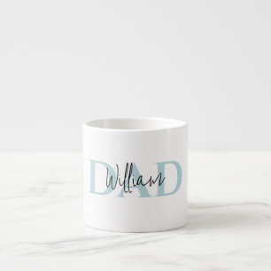 Bold Pastel DAD   Modern Father’s Day Gift Espresso Cup