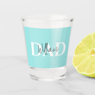 Bold Pastel DAD Modern Father’s Day Gift Shot Glass