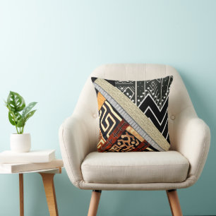 “Bold Patterns, Rich History” Cushion