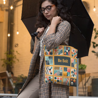 Bold Patterns Tote Bag