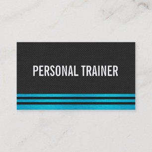 Bold Personal Trainer Fitness Business Cards