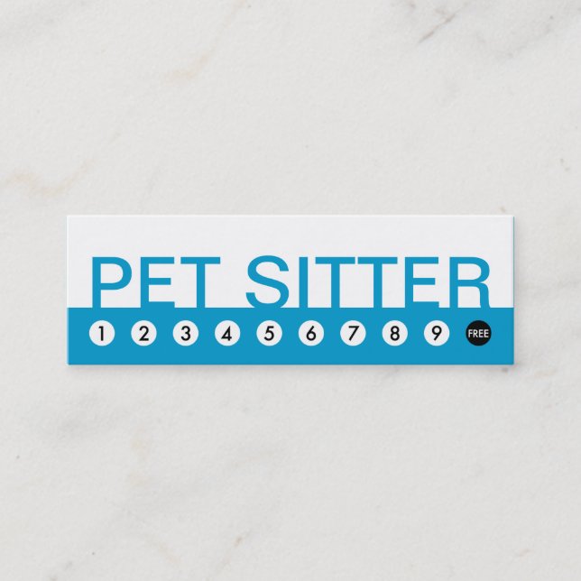 bold PET SITTER customer loyalty (Front)