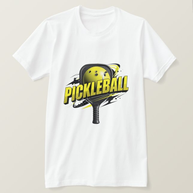 Bold Pickleball Graphic Shirt | Modern Sport Typog (Design Front)