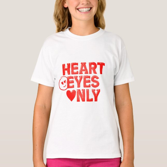 Bold, playful Valentine typography T-Shirt (Front)