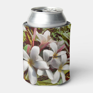Bold Plumeria Can Cooler