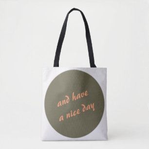 Bold Polka Dot any Colour any Text Tote Bag