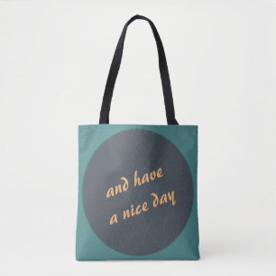 Bold Polka Dot any Colour any Text Tote Bag
