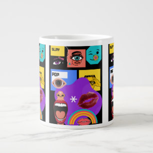 Bold Pop Art Retro Comic Style mug