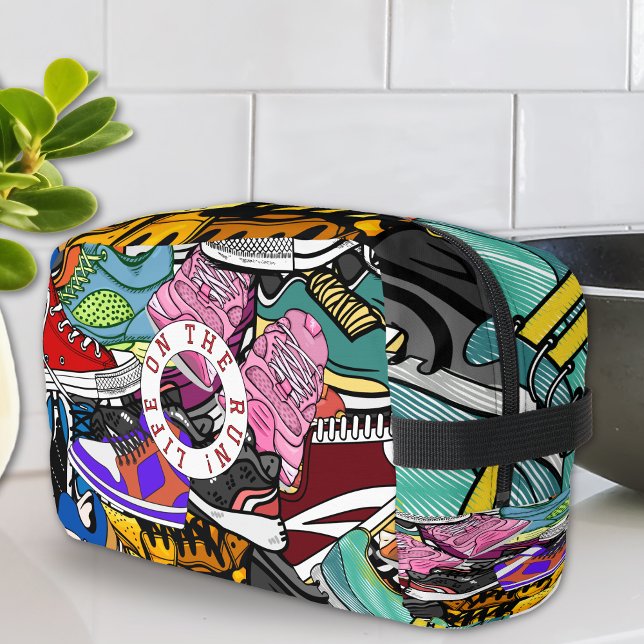 Bold Pop Art Runner Jogger Dopp Kit (Creator Uploaded)