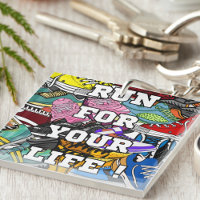 Bold Pop Art Runner Jogger