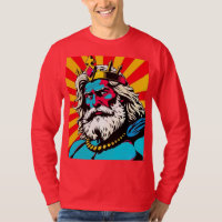 Bold Pop Art Zeus – Colorful Greek God Illustratio