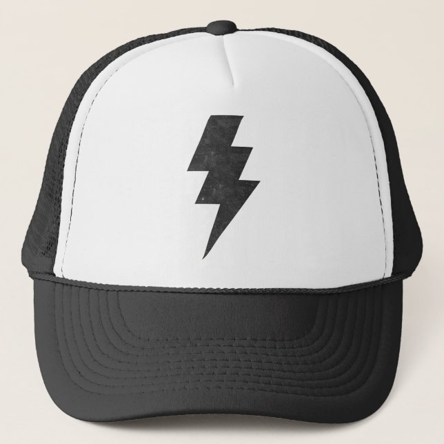 Bold Power Bolt by Vin Zzep Trucker Hat (Front)