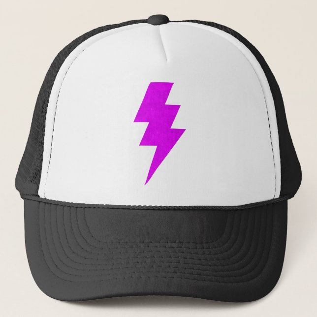 Bold Power Bolt by Vin Zzep Trucker Hat (Front)