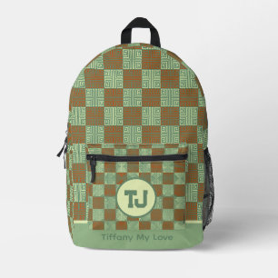 Bold Preschool Basketball Personalised Sports Back Printed Backpack