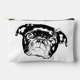 Bold Pug Beauty Zip Accessory Pouch