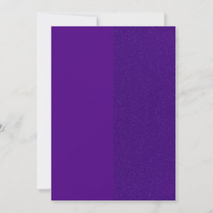 Bold Purple Custom Invitation
