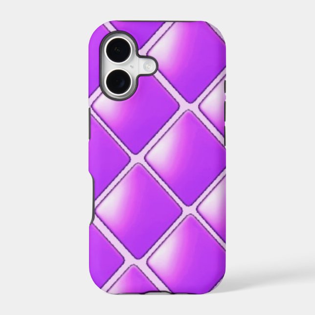 Bold Purple Diamond Pattern (Back)