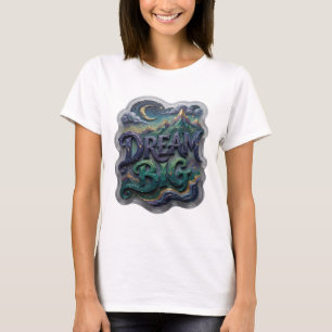 Bold Purple DREAM BIG Custom Tee