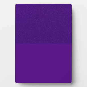 Bold Purple Glitter-Matte Plaque – Customizable