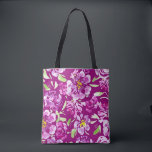 Bold Purple Watercolor Flower Pattern Tote Bag<br><div class="desc">Bold Purple Watercolor Flower Pattern</div>