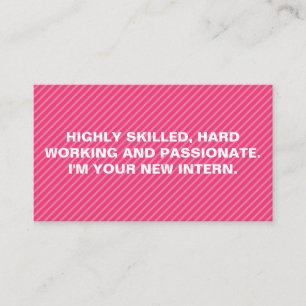Bold Quote Stripes Business Card