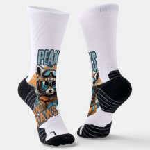 Bold Racoon and Mountains Graphic