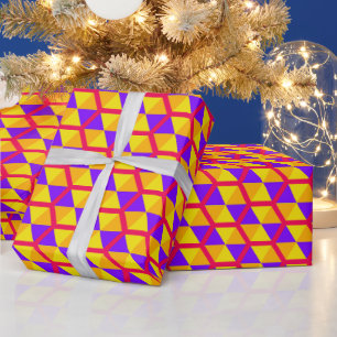 Bold Radiant Artisan Sophisticated Christmas Wrapping Paper