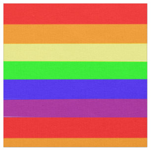 Bold Rainbow Fabric