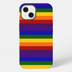 Bold Rainbow Stripes iPhone 13 Case