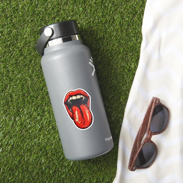 Bold Rebel Lips – Pop Art Rock Style  (HydroFlask Insitu)