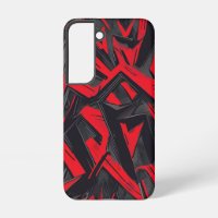 Bold Red and Black
