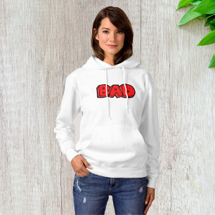 Bold Red Bad Hoodie
