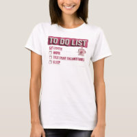 Bold Red COFFEE WORK TRUE CRIME Custom Shirt